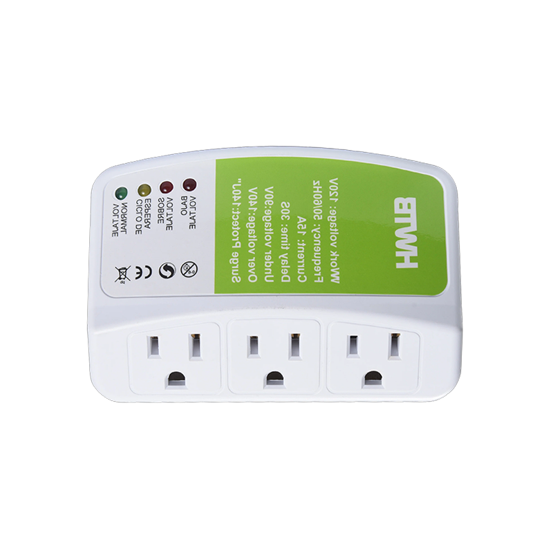 HWTB-V005110V-US 15A Perlindungan Lonjakan Voltan Automatik Outlet Berbilang